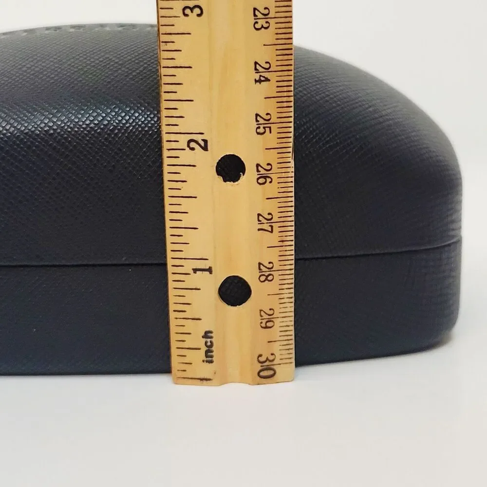 Ferragamo Black Hard Shell Eyeglasses Sunglasses Case Large Excellent Condition